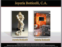 Tablet Screenshot of joyeriabotticelli.com